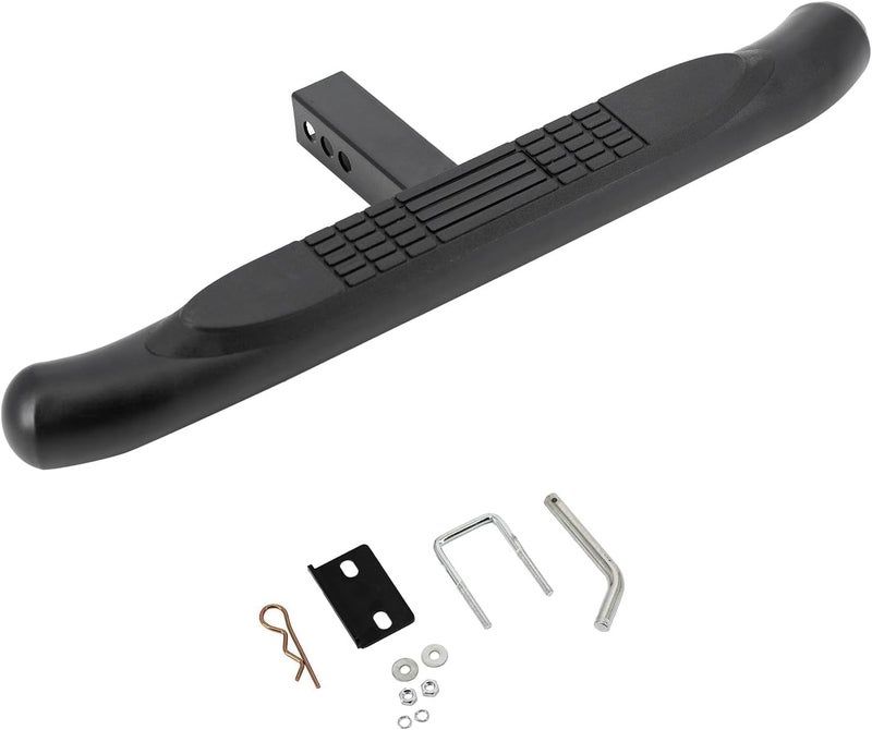 Cobra-Tek Heavy-Duty Trailer Hitch Step – Fits 2 Inch Receiver, Tow Hitch Step for Truck, SUV, or Jeep – Anti-Slip Rear Bumper Step for Easy Access to Cargo and Roof - Image 2